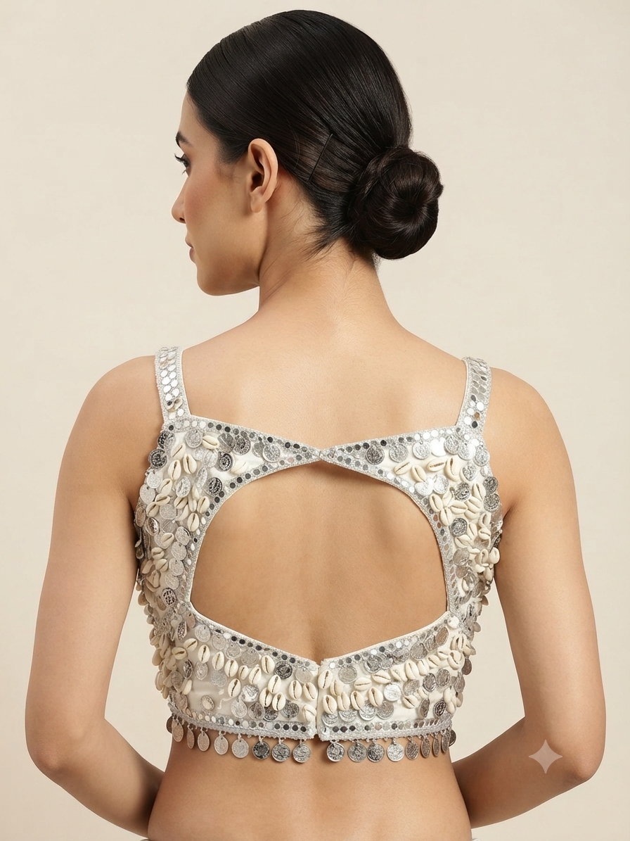 Premium Pearl & Sequin Sleeveless Blouse β¨ shells π blouse π