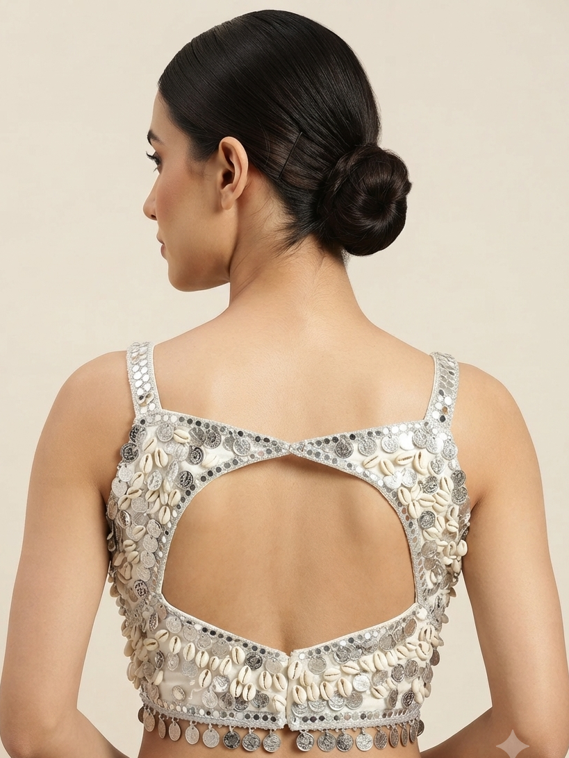 Premium Pearl & Sequin Sleeveless Blouse β¨ shells π blouse π