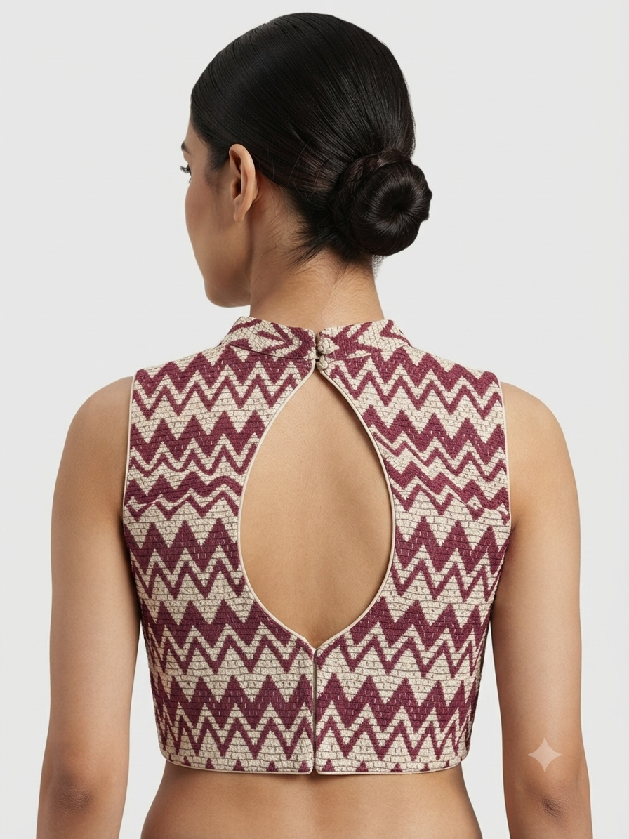 Thread ๐งต work fancy sleeveless ๐ blouse