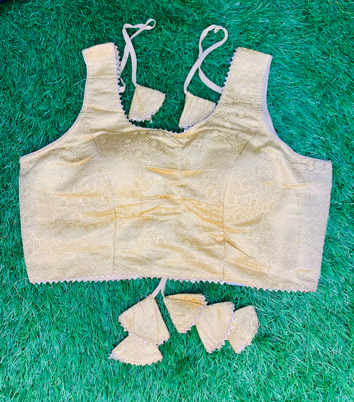 Gold blouse