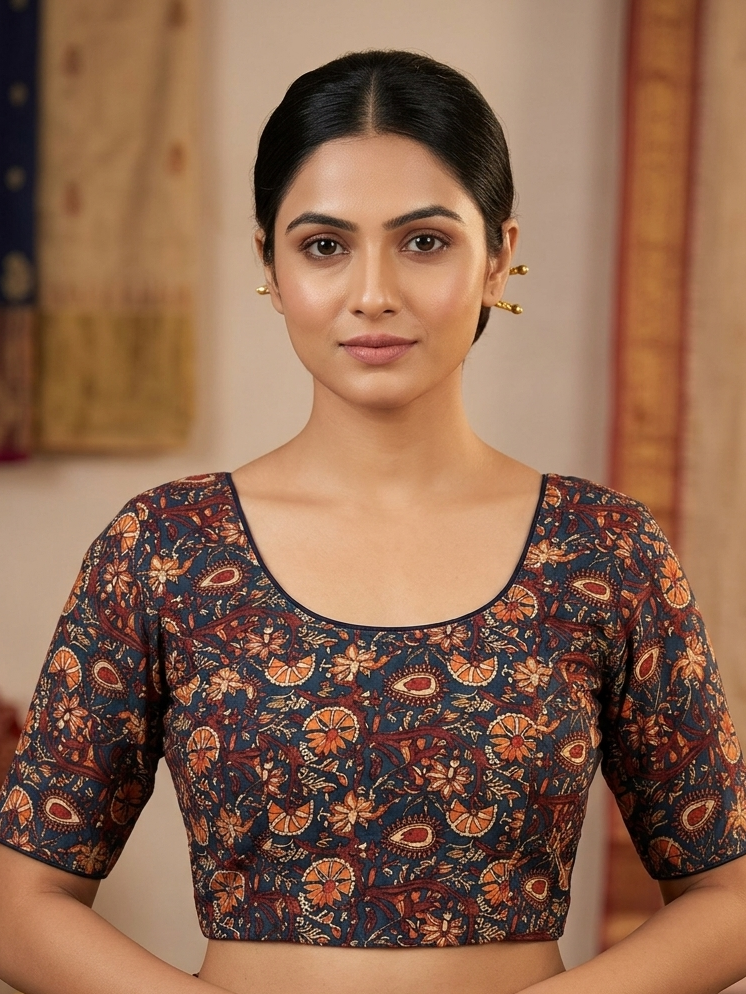 Kalamkari stretchable blouse 👚(xxlsize