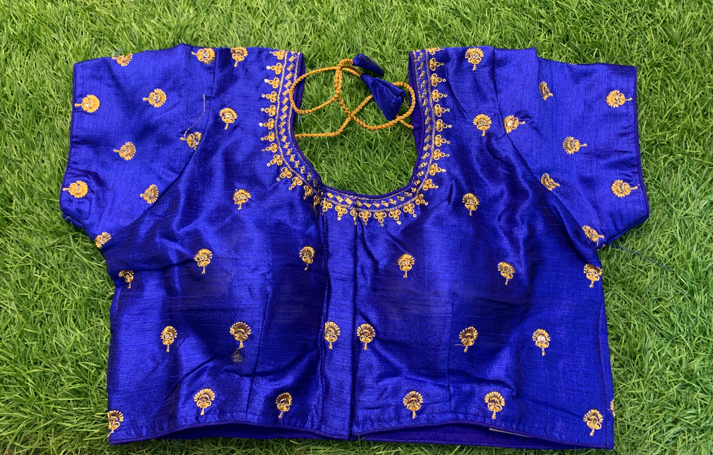 Royal blue work blouse π