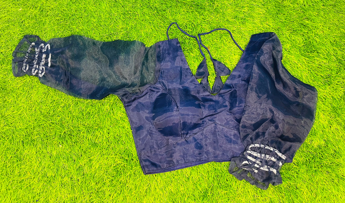 Full hands net blouse