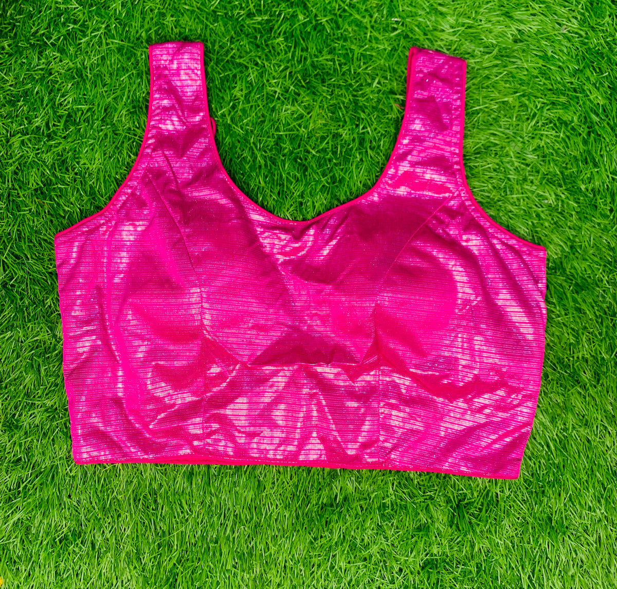 Pink silver blouse