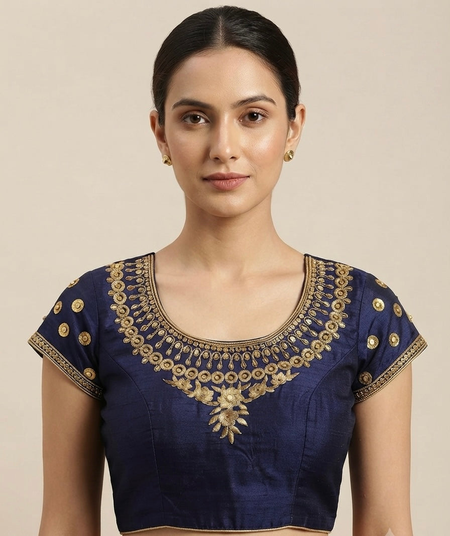 Neck work Blouse 👚 with hands