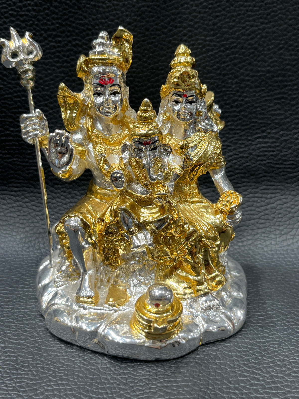 Shiv parivar idol gold silver one gram gold