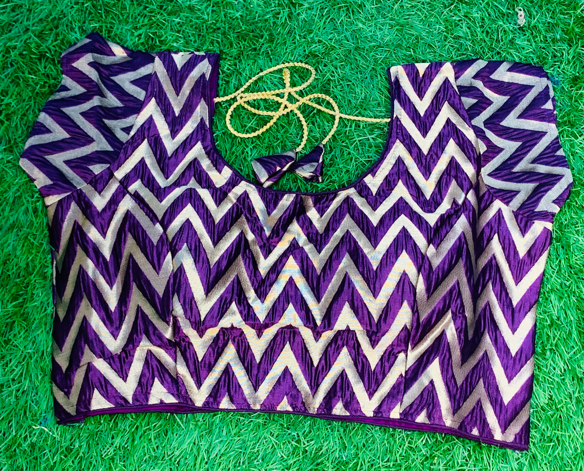 Fancy blouse with mega sleeve