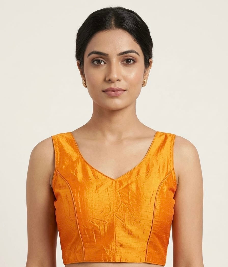 Tissue Blouse 👚 yellow with hands