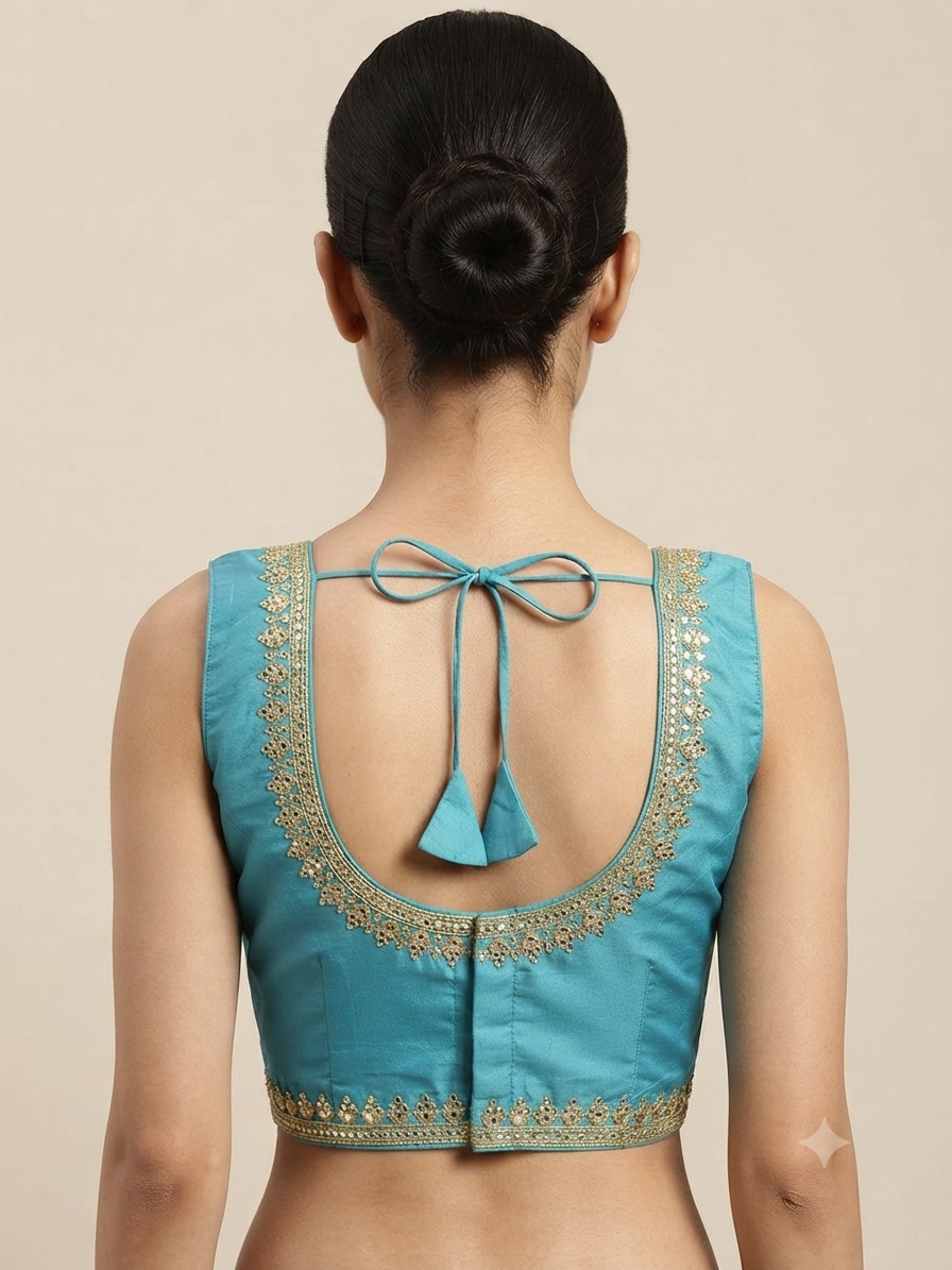Neck stone work Blouse 👚 hands available