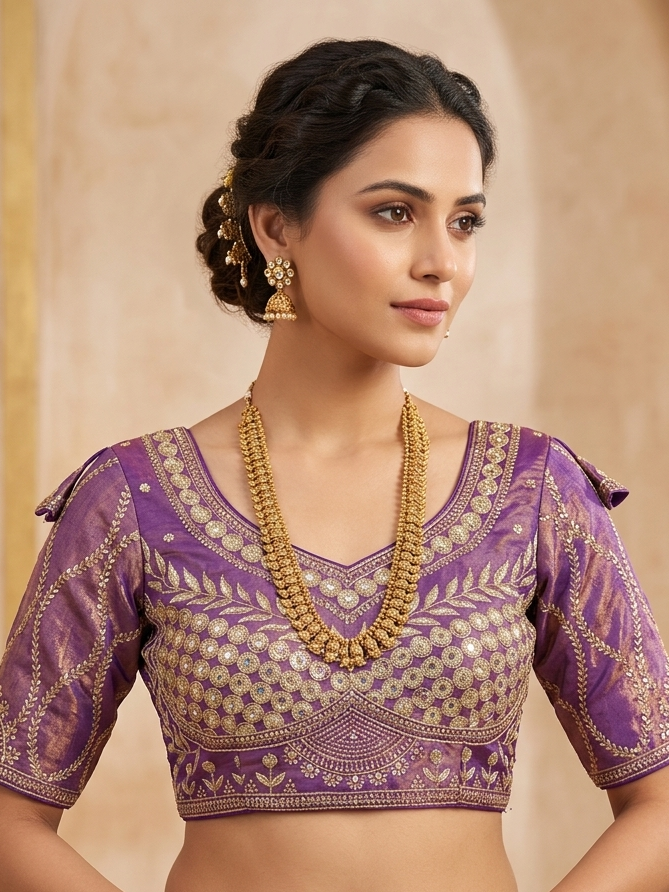 Tissue sequence designer blouse 👚
