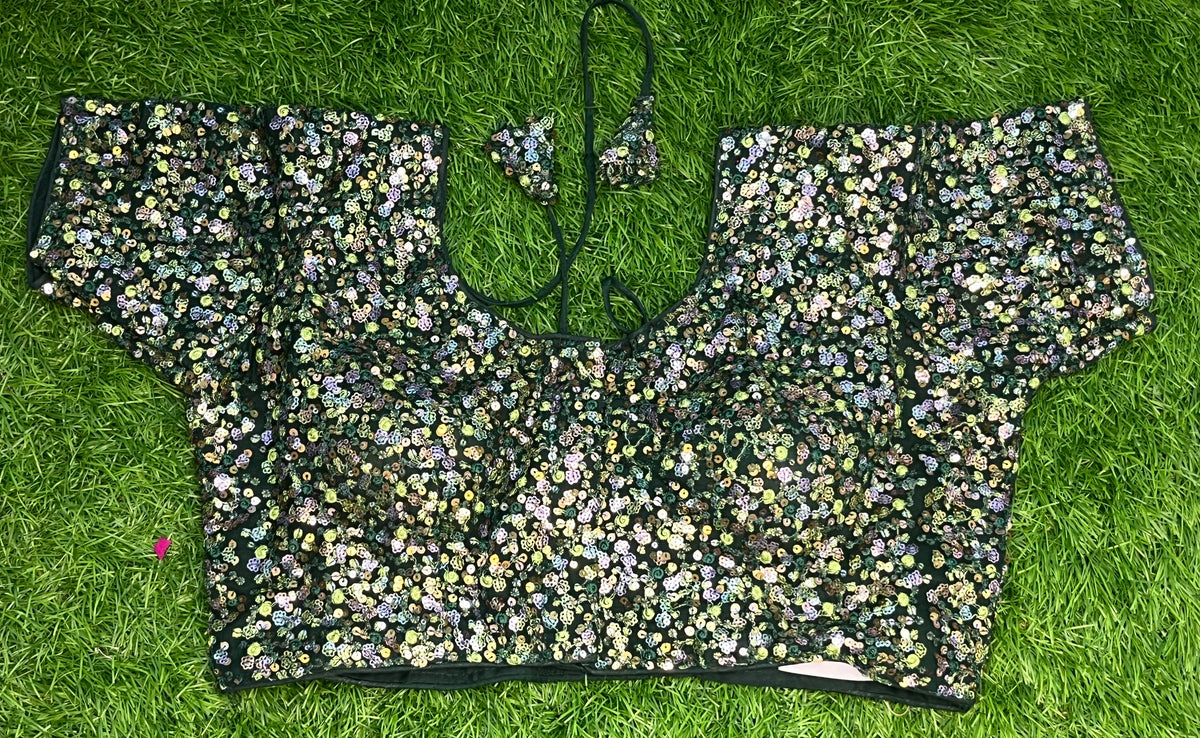 Green blouse fancy