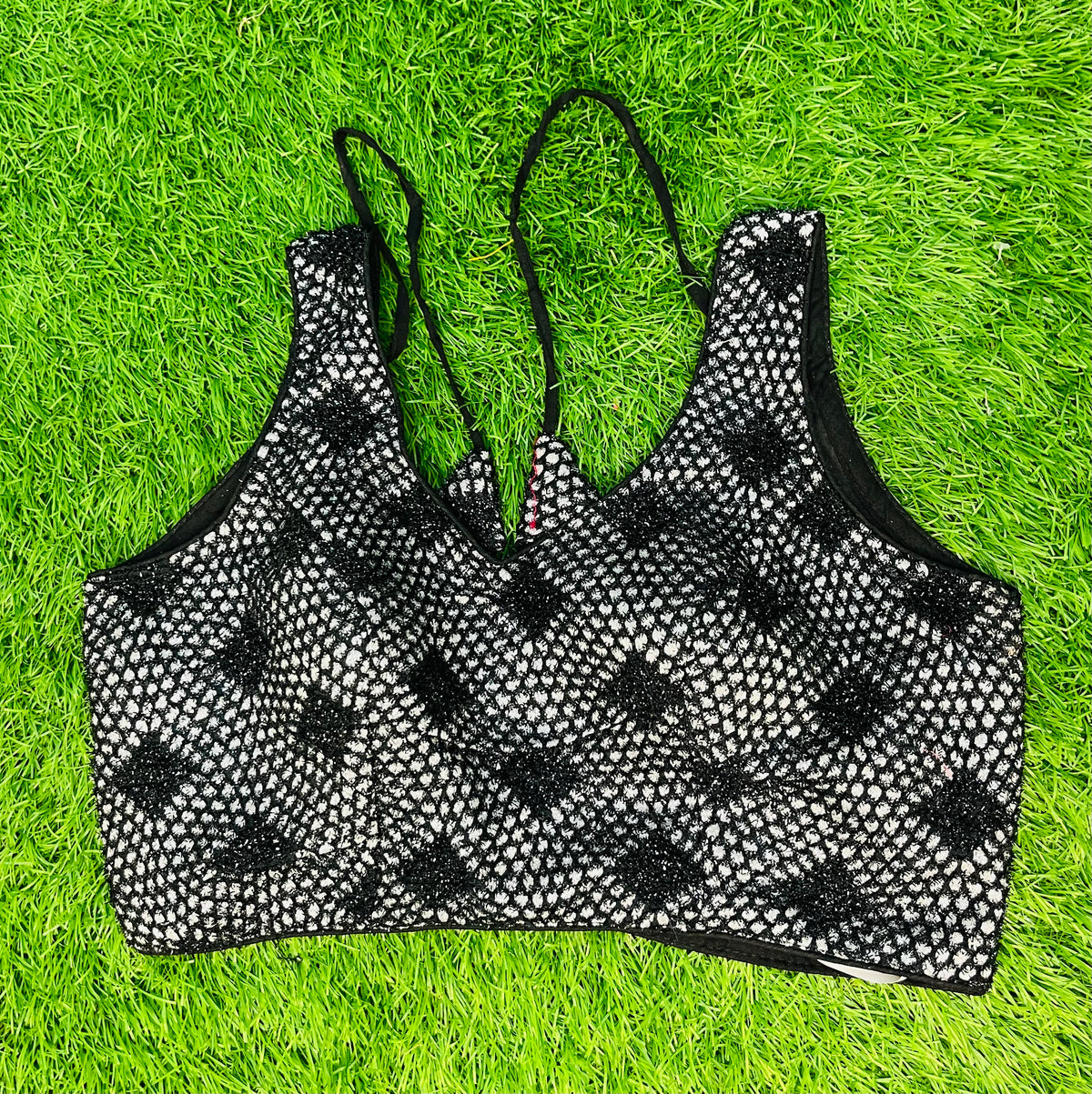 A New Black fancy top selling blouse