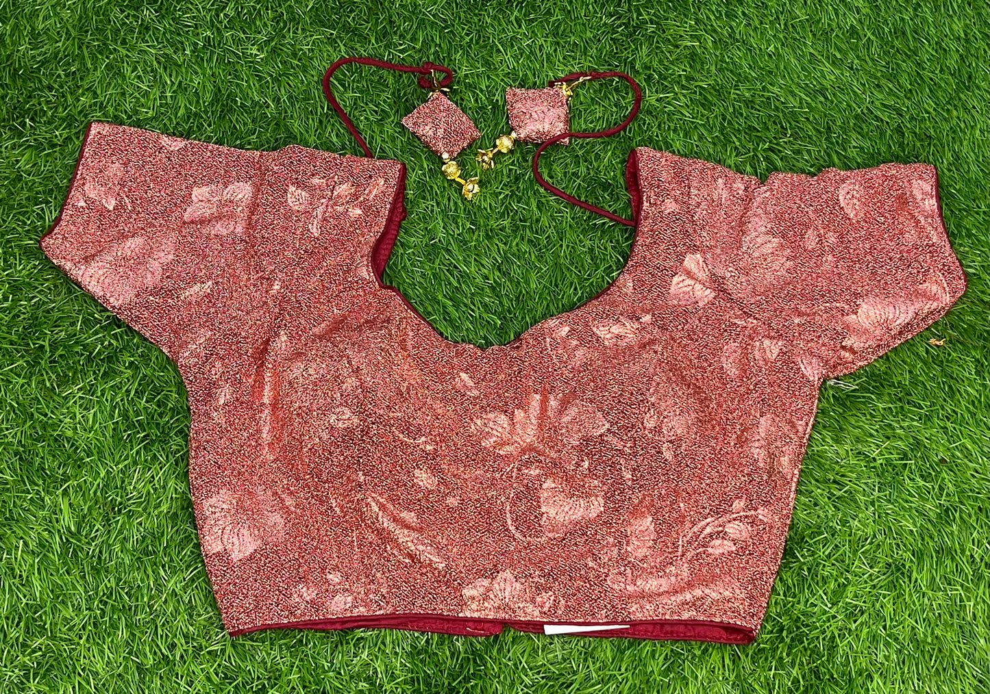 Copper flower print