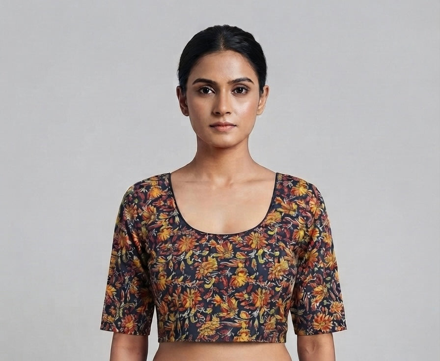 Kalamkari stretchable Blouse 👚