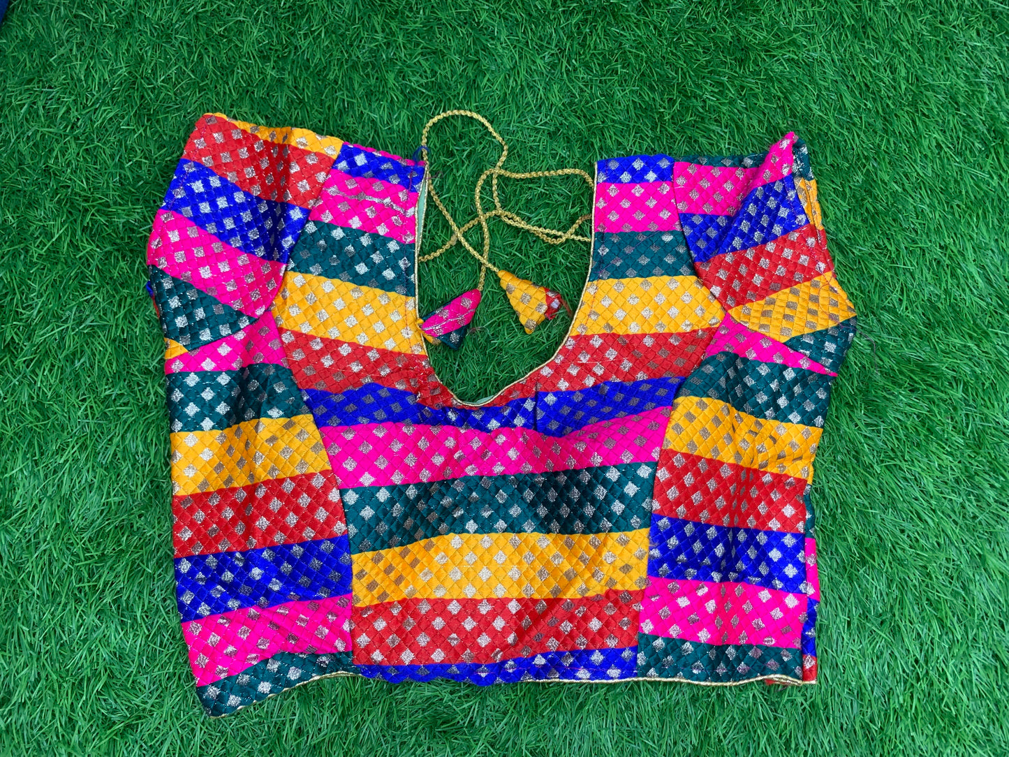 New Multicolour blouse top selling