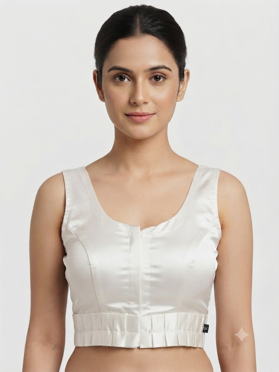 Half white Blouse 👚 with hands