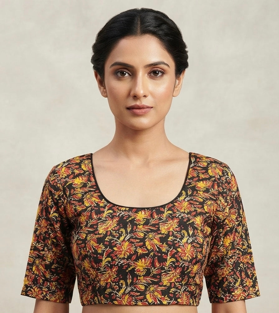 🌼Kalamkari stretchable Blouse 👚✨
