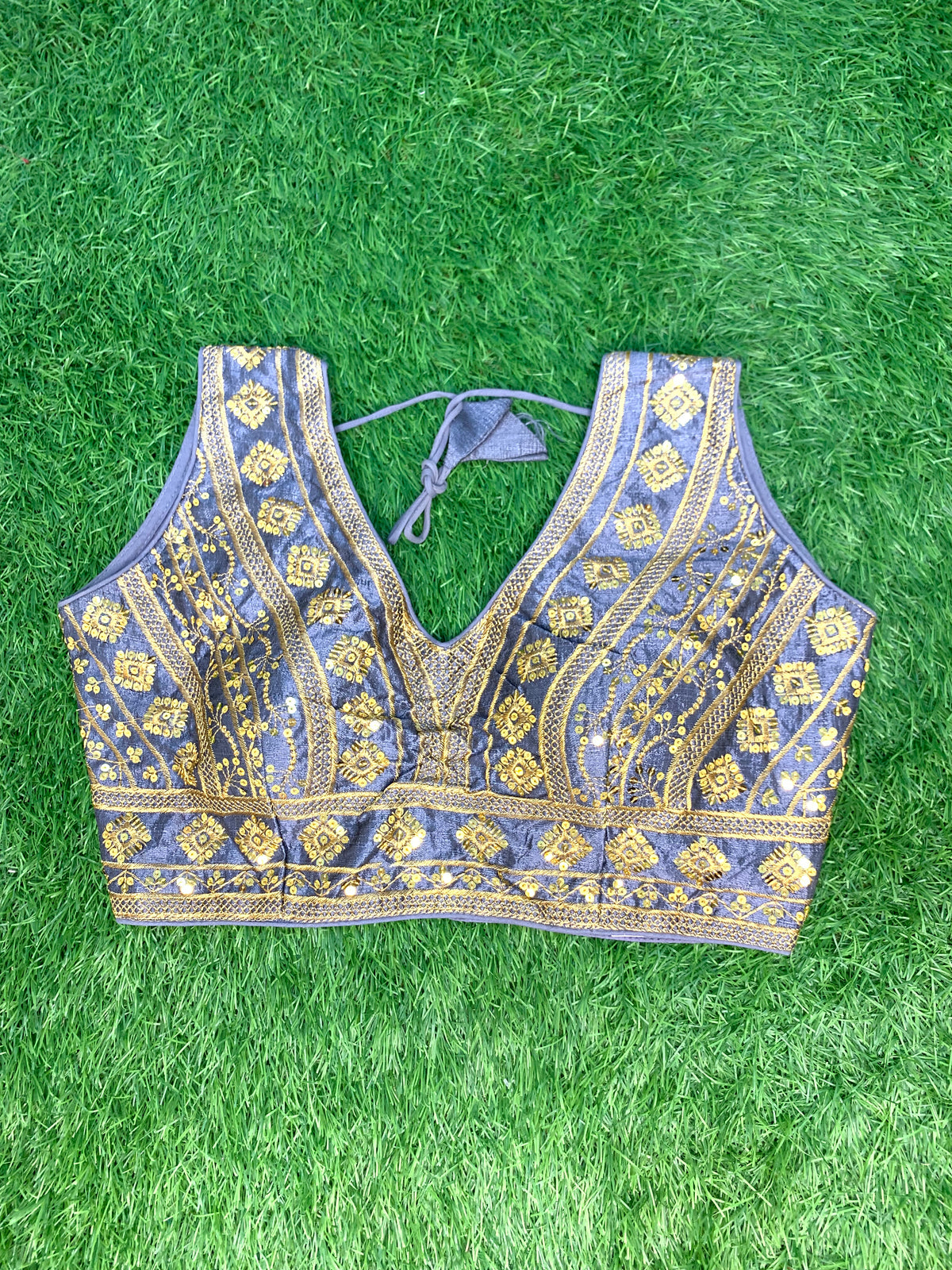Designer v neck blouse