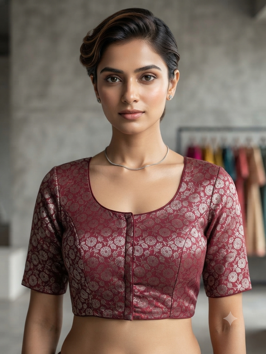 Banaras Classic Blouse 👚 with mega sleeves