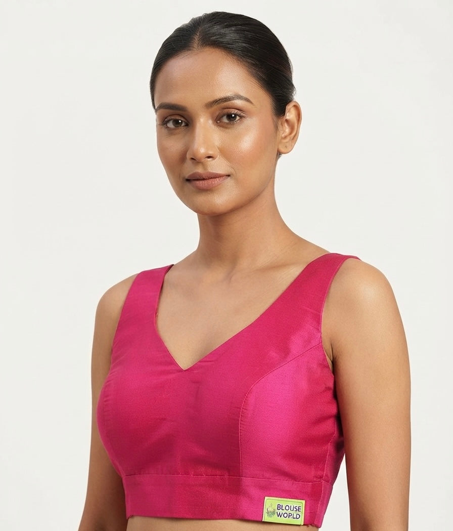 Royal silk Blouse 👚 with elbow hands (36 size