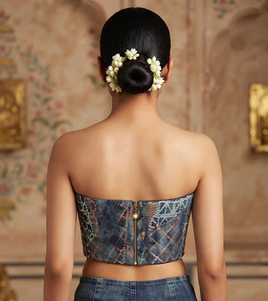 Strapless corset Blouse 👚
