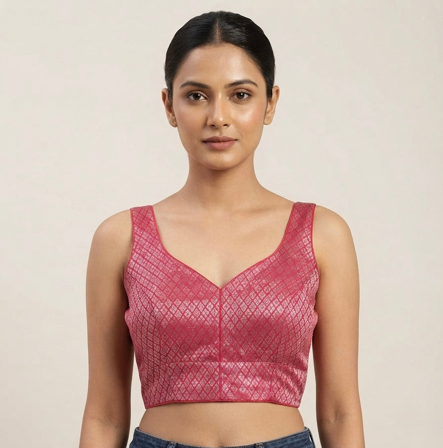 Banaras designer Blouse 👚 side hands available ✨
