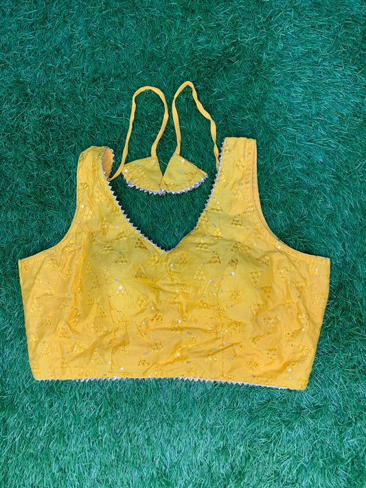 Yellow blouse