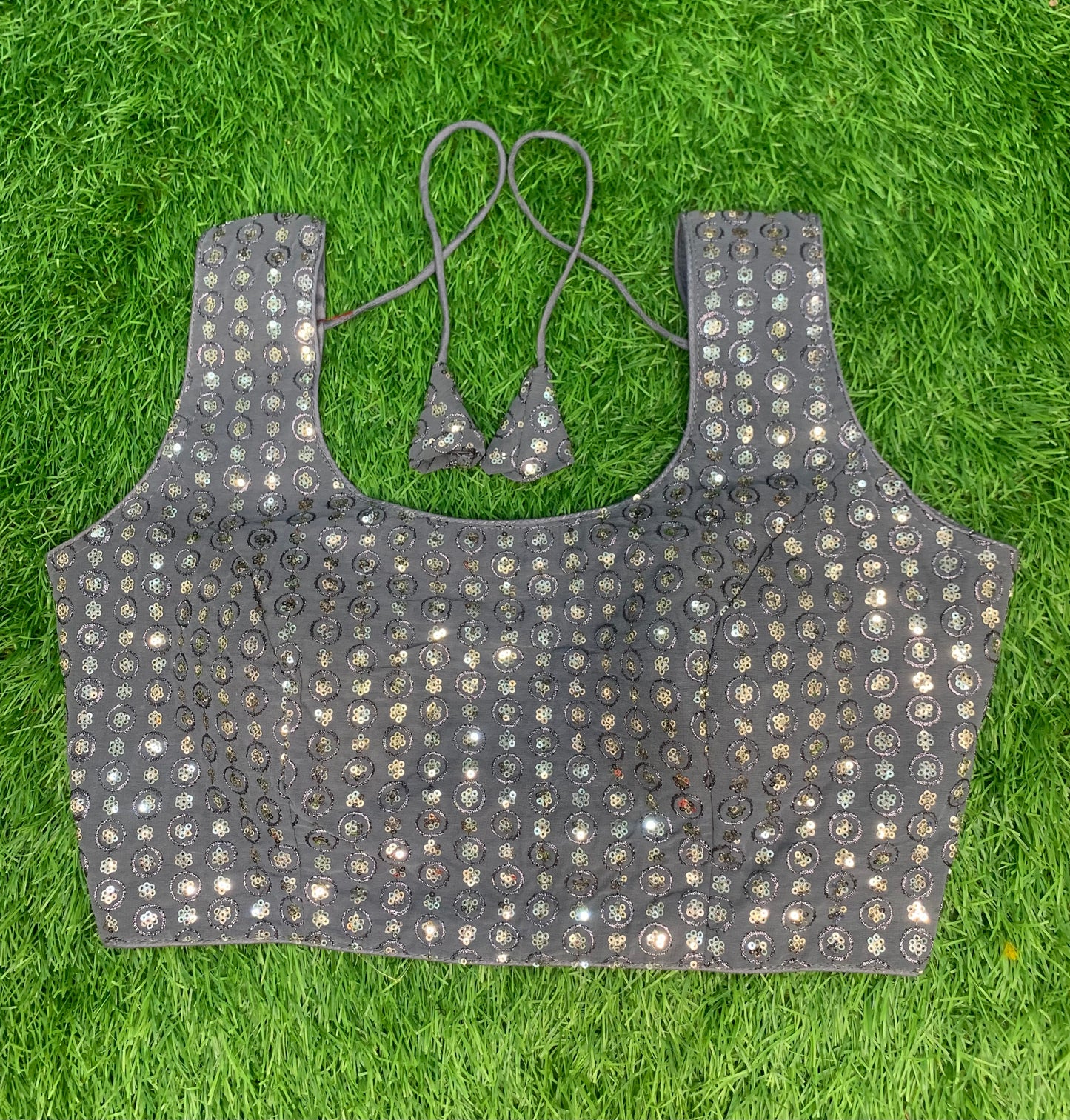 Grey blouse designer