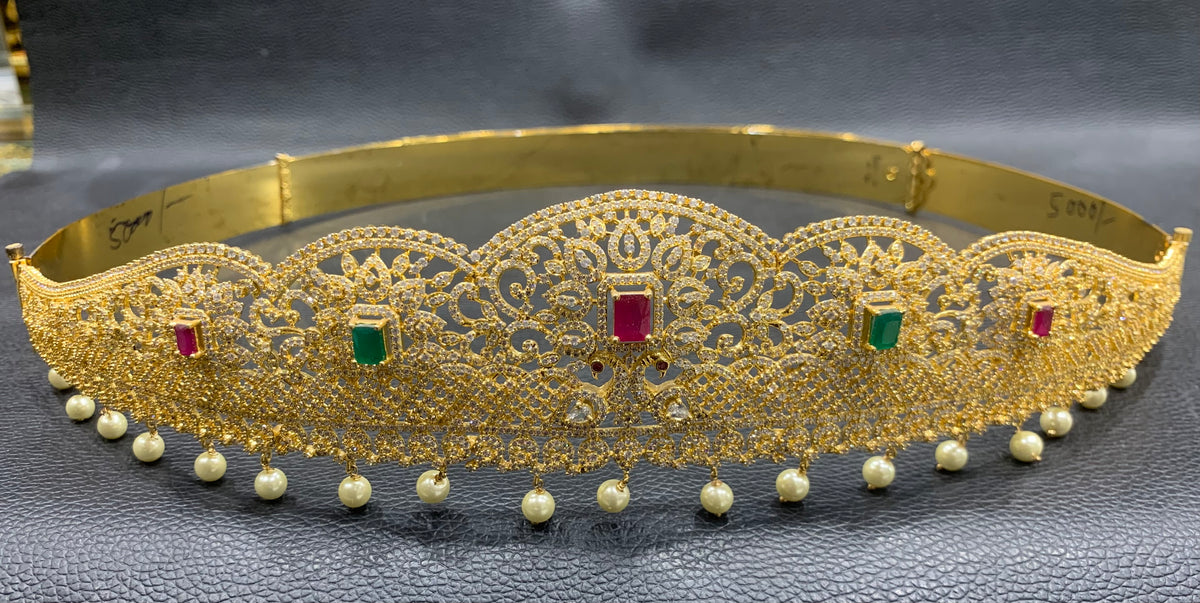 Cz vaddanam with American diamond
