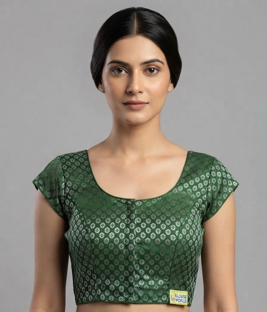 Banaras Blouse 👚 with mega sleeves✨