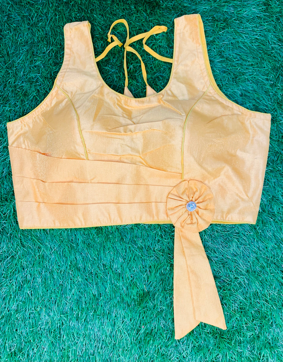 Yellow blouse