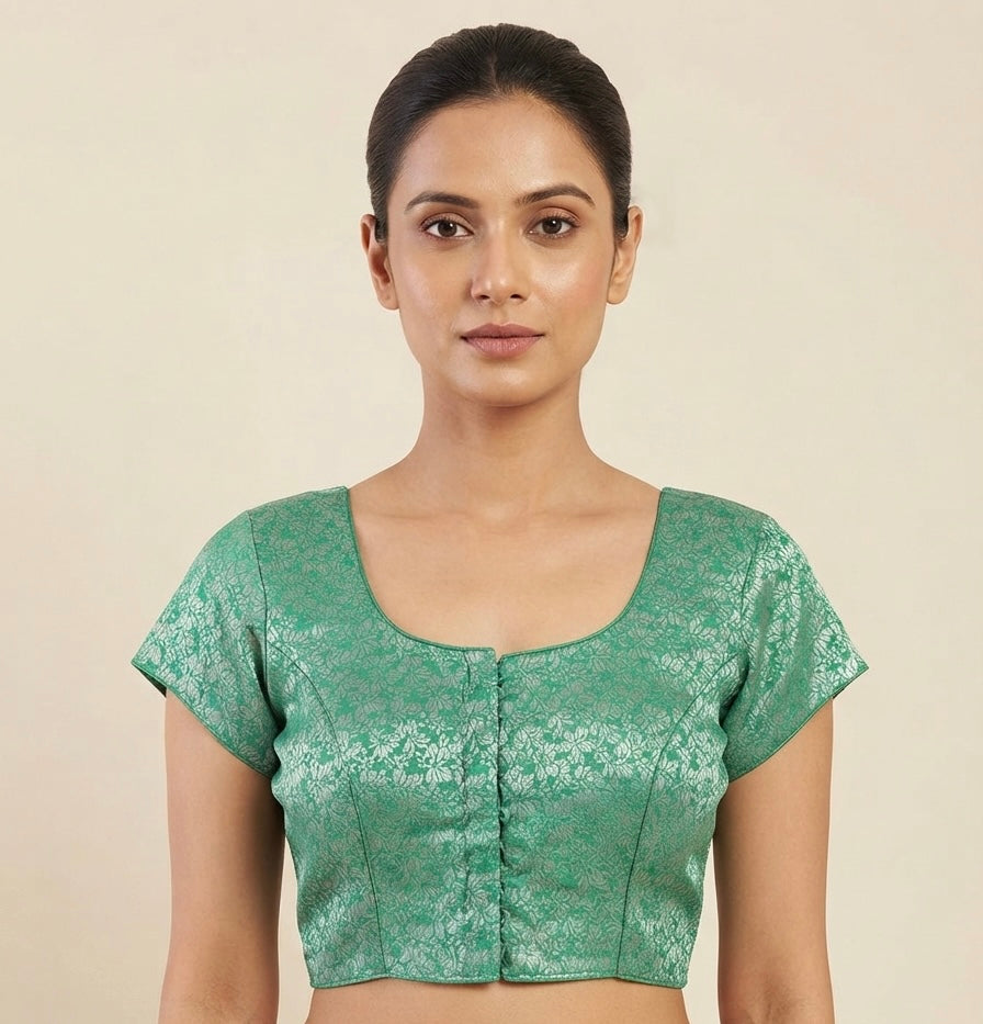 Banaras Elegance Blouse 👚 with mega hands ✨