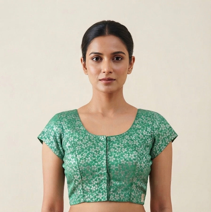 Banaras Elegance Blouse 👚 with mega hands ✨