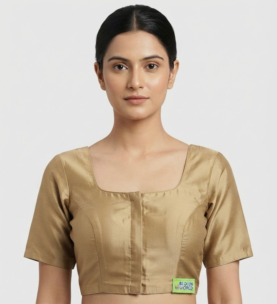 Designer silk plain Blouse 👚 (40 size🌼