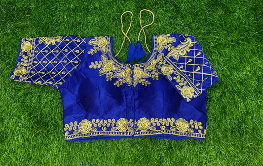 Royal blue blouse