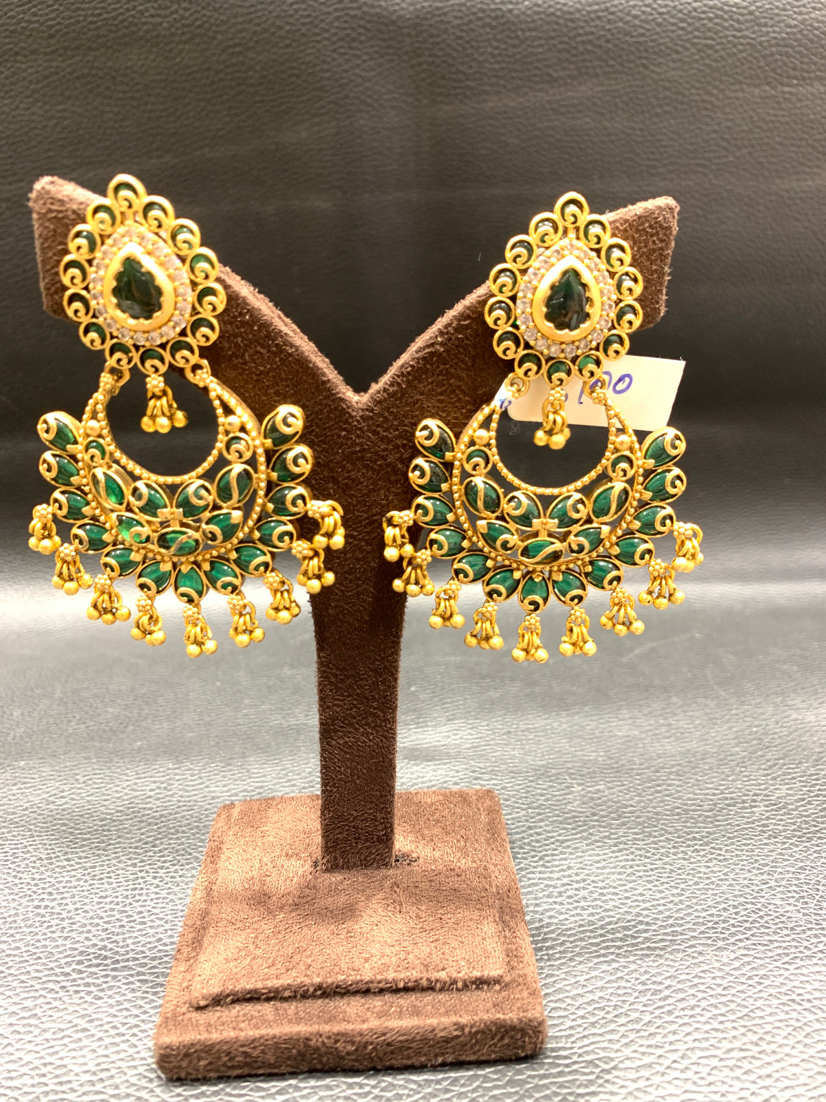 Peacock style Chandbali