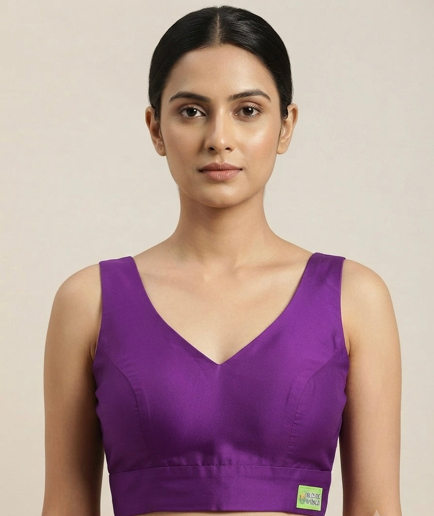 Royal silk Blouse 👚 with elbow hands (36 size