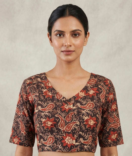 Kalamkari stretchable Blouse 👚