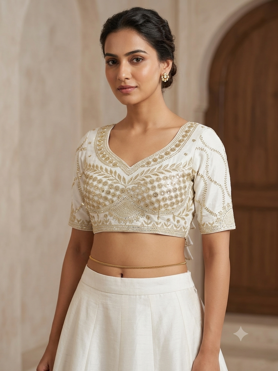 Tissue sequence designer blouse 👚