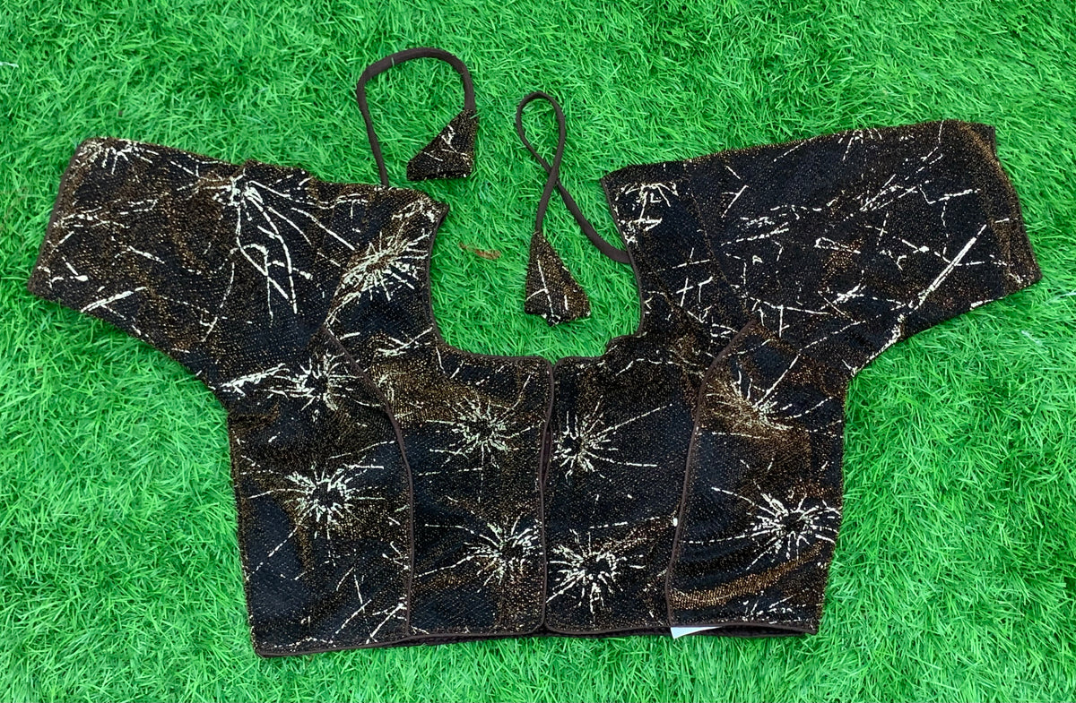 Brown fancy blouse