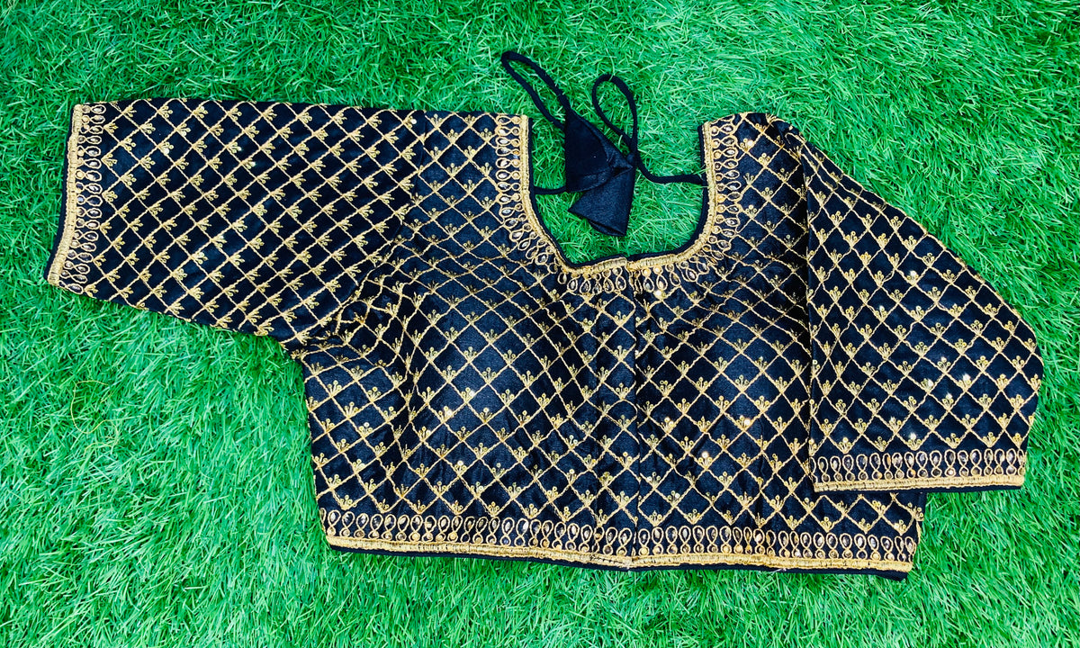 Black work blouse