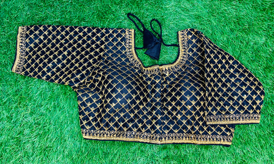 Black work blouse