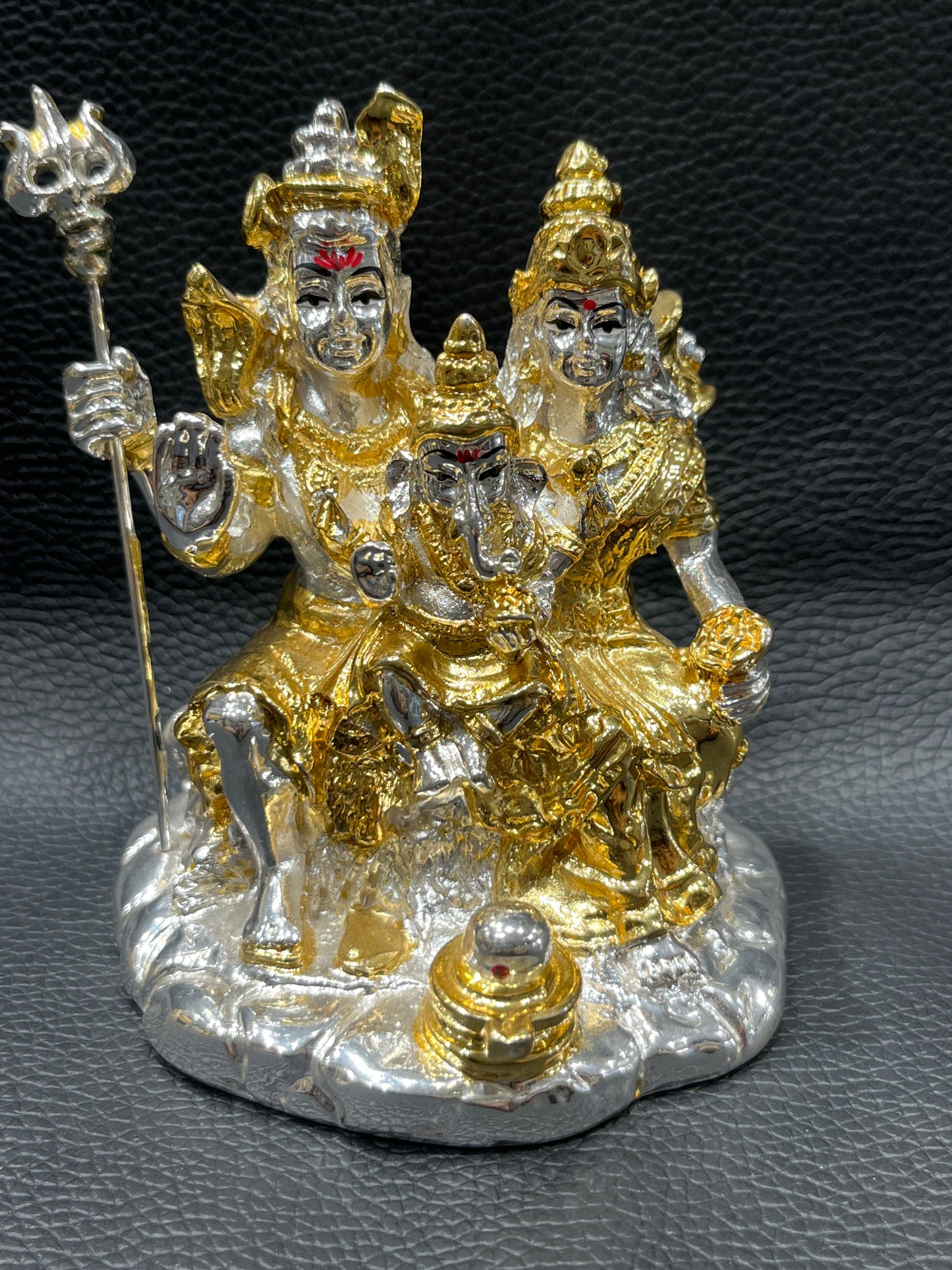 Shiv parivar idol gold silver one gram gold