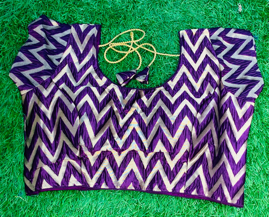 Fancy blouse with mega sleeve