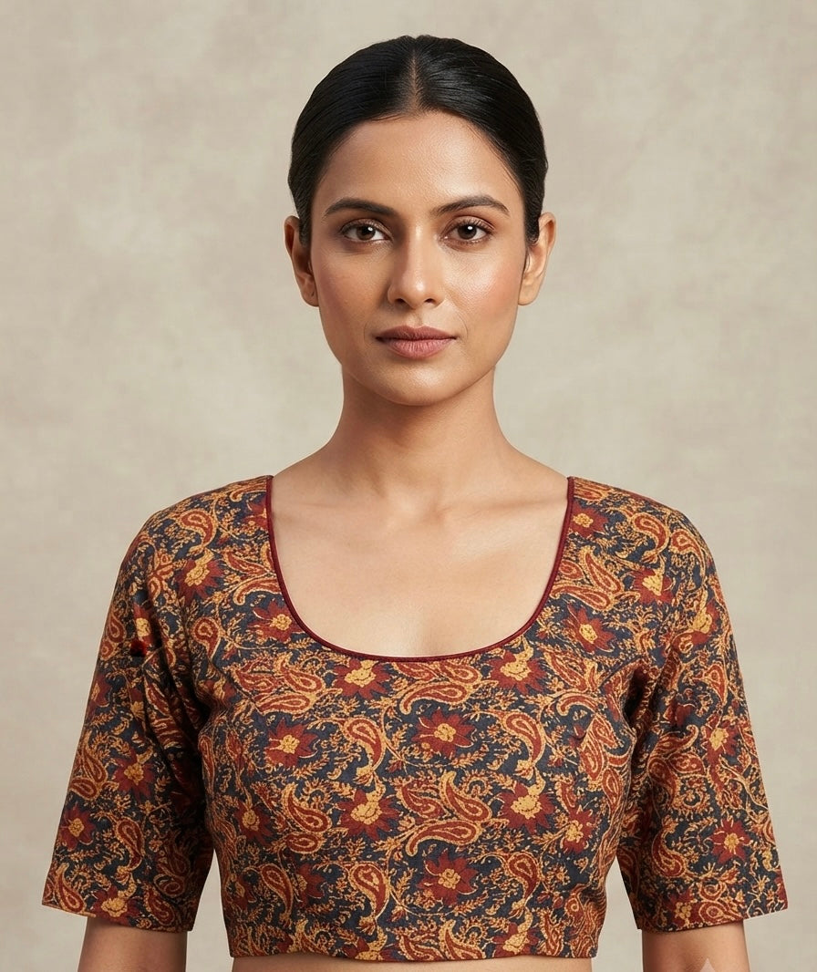 Kalamkari stretchable Blouse 👚
