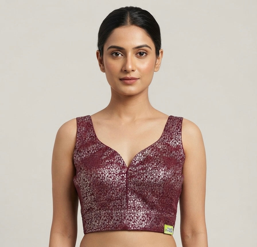Banaras Royal Weave Blouse 👚 side hands available 🌺