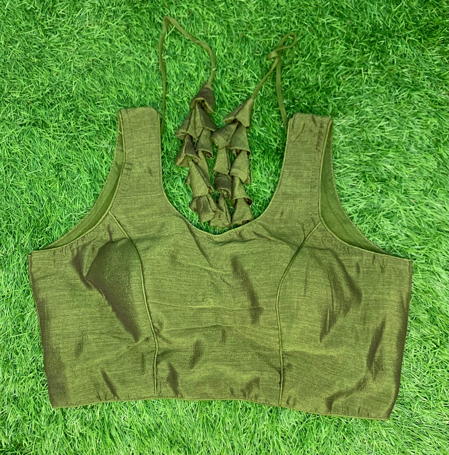 Dark mehendi green blouse