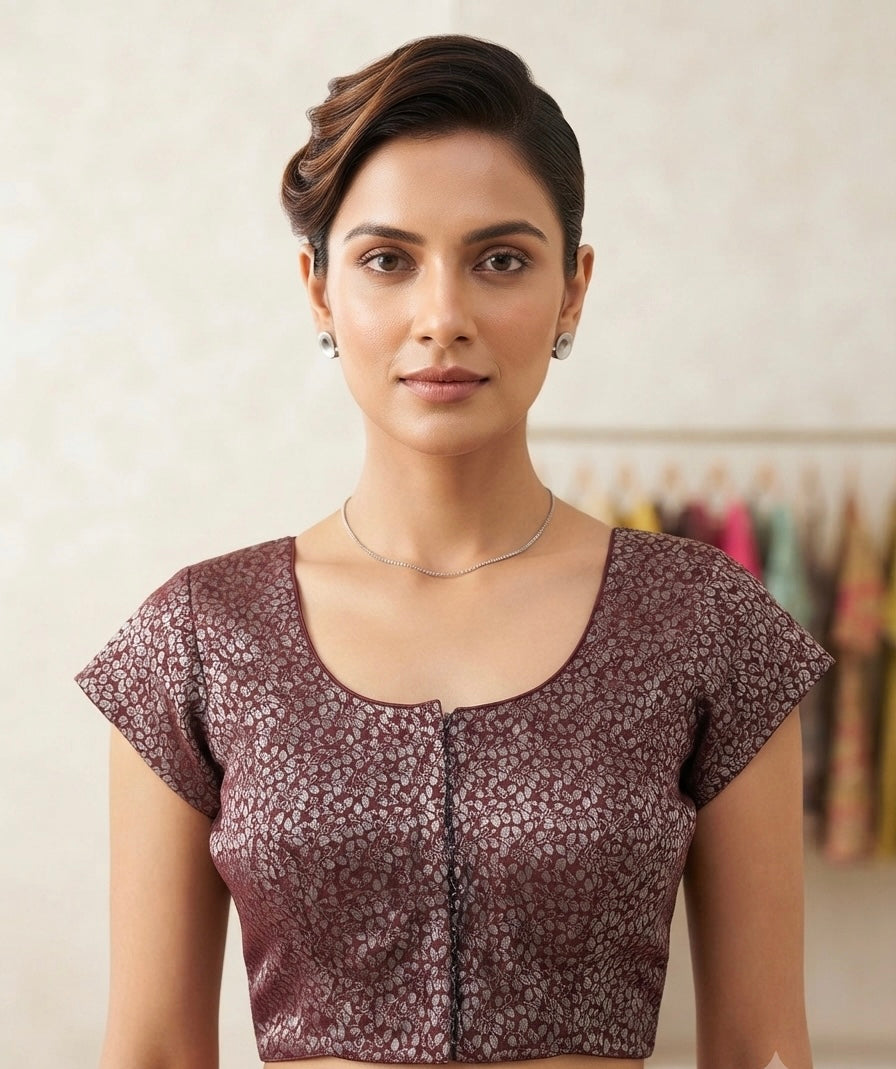 Banaras Classic Blouse 👚 with mega sleeves