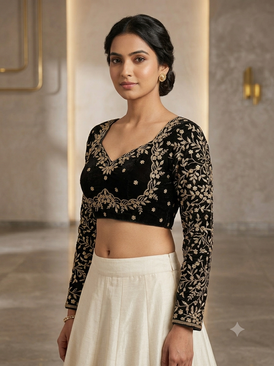 Full Hands Designer Blouse