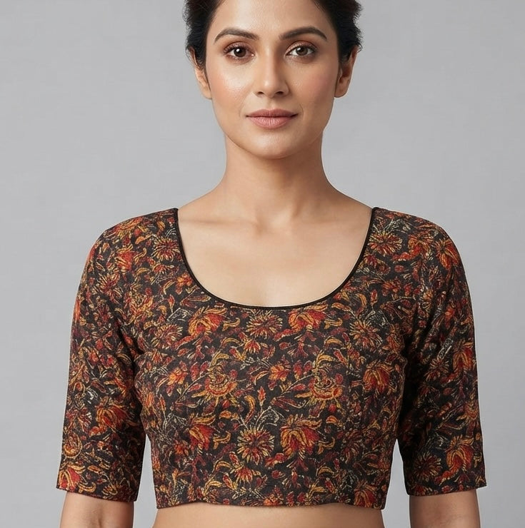 🌸Kalamkari stretchable Blouse 👚